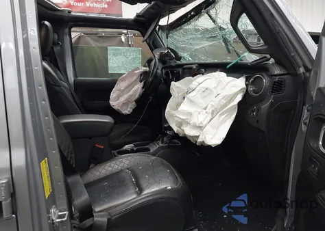 2021 Jeep Wrangler Unlimited High Altitude 4X4 z USA, uszkodzony, nr VIN 1C4HJXEN1MW529568